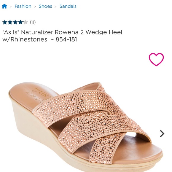 Naturalizer Shoes - Naturalizer Tan Rhinestone Women's Sandals